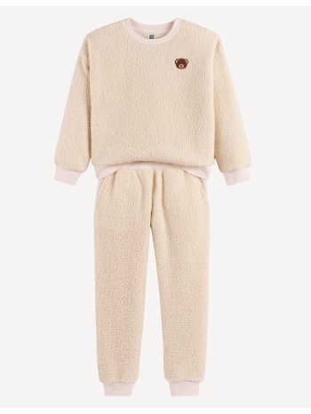 πιτζάμα με μακριά μανίκια από ύφασμα σερπά