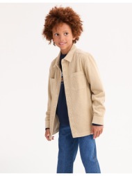 πουκάμισο-ζακέτα κοτλέ με μακριά μανίκια