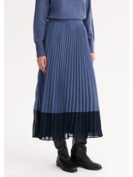 midi πλισέ φούστα