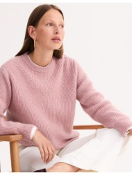 πουλόβερ με στρογγυλή λαιμόκοψη