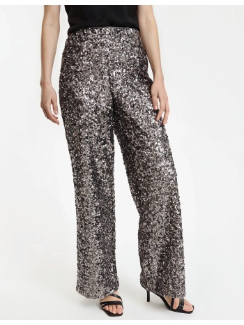 παντελόνι καμπάνα με πούλιες