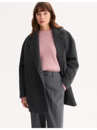 κοντό παλτό με κουμπιά