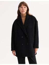 κοντό παλτό με κουμπιά