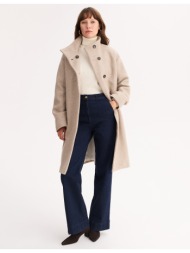 μακρύ παλτό με ψηλό ...