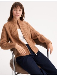 ζακέτα με φερμουάρ