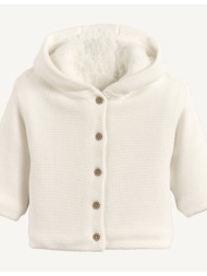 ζακέτα με κουκούλα από ...