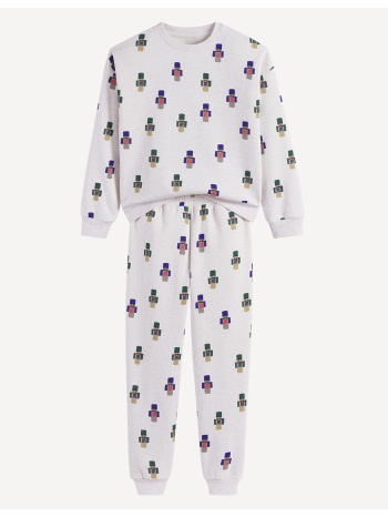 πυτζάμα φούτερ με χριστουγεννιάτικες φιγούρες