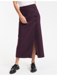 μακριά καρό φούστα τύπου φάκελος