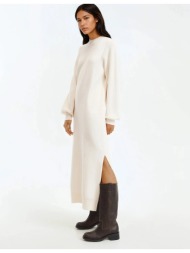 μακρύ πλεκτό φόρεμα με ...