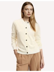 ζακέτα με στρογγυλή λαιμόκοψη από λεπτή πλέξη