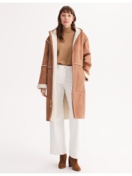 μακρύ αναστρέψιμο παλτό ...