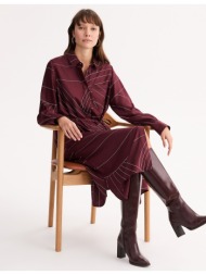 ίσιο φόρεμα με γραφικό μοτίβο