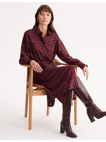 ίσιο φόρεμα με γραφικό μοτίβο