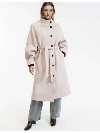 μακρύ παλτό με κουμπιά