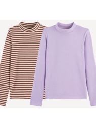 σετ 2 ζεστά μπλουζάκια με ψηλό λαιμό