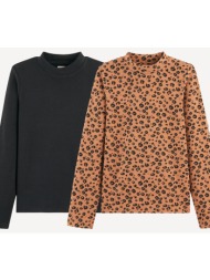 σετ 2 ζεστά μπλουζάκια με ψηλό λαιμό