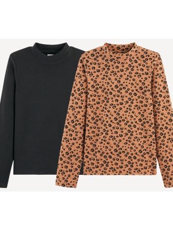 σετ 2 ζεστά μπλουζάκια με ψηλό λαιμό