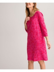 ίσιο φλοράλ φόρεμα με ...