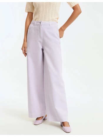 ψηλόμεσο φαρδύ παντελόνι