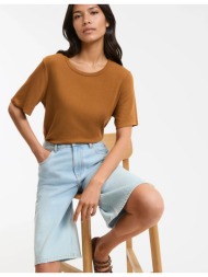 κοντομάνικη μπλούζα με ...