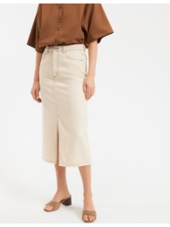 ίσια midi φούστα από τζιν