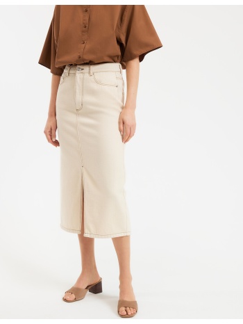 ίσια midi φούστα από τζιν