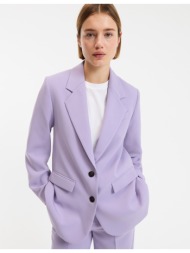 σακάκι ίσιας γραμμής με απλό κούμπωμα