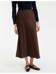 μακριά εβαζέ φούστα από ματ σατέν