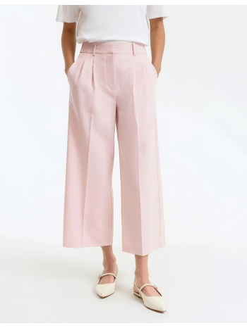 φαρδύ παντελόνι κάπρι με πένσες