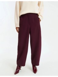 παντελόνι φαρδύ τύπου barrel 7 8 από πολυβισκόζη