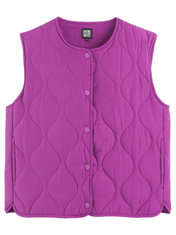 αμάνικο καπιτονέ μπουφάν με σούστες