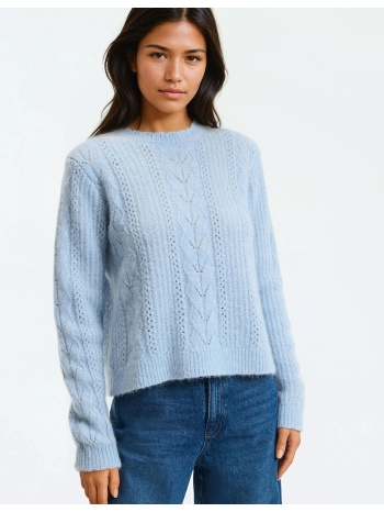 πουλόβερ με διάτρητο σχέδιο