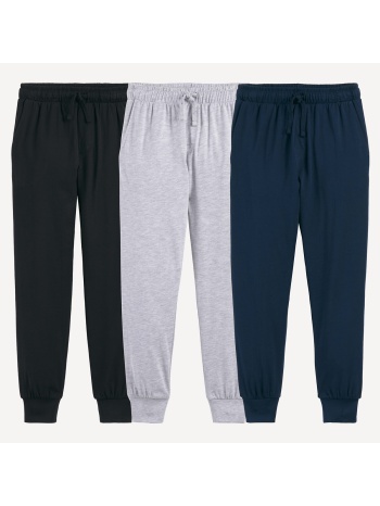 σετ 3 παντελόνια πιτζάμας από ζέρσεϊ