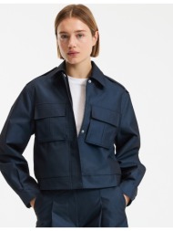 κοντό φαρδύ σακάκι με ...