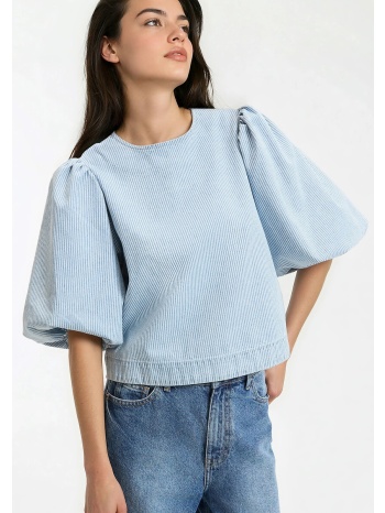 κοντή μπλούζα με ρίγες