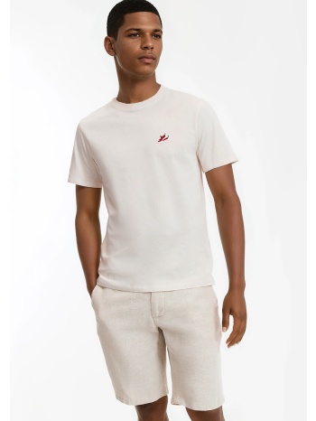 μπλούζα t-shirt κανονική γραμμή με κέντημα πιπεριά