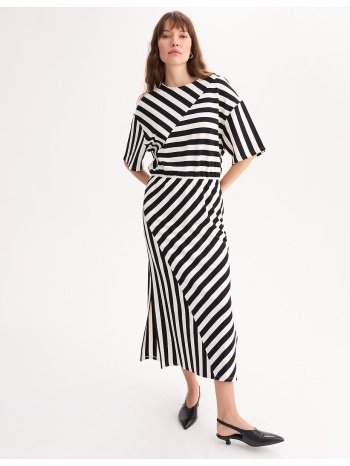 ίσιο φόρεμα με ρίγες