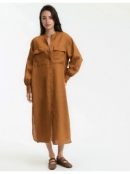 μακρύ ίσιο φόρεμα από ...