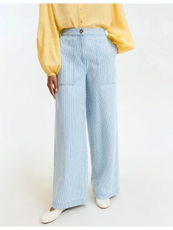 φαρδιά παντελόνι carpenter με ρίγες