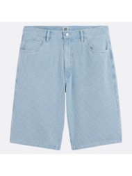 τζιν βερμούδα με ρίγες