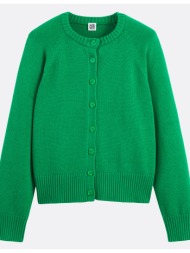 κοντή ζακέτα με στρογγυλή λαιμόκοψη