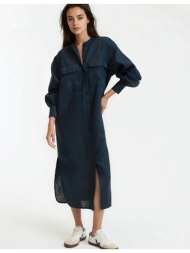 μακρύ ίσιο φόρεμα από ...