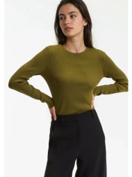 λεπτό πλεκτό με στρογγυλή λαιμόκοψη