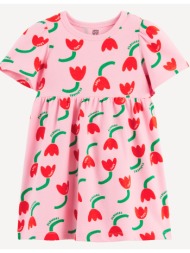 φόρεμα με κοντά μανίκια