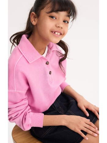 ελαφρύ φούτερ με γιακά πόλο