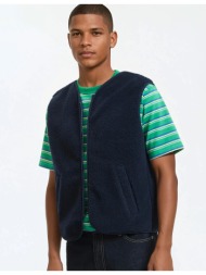 γιλέκο με χοντρή πλέξη και φερμουάρ