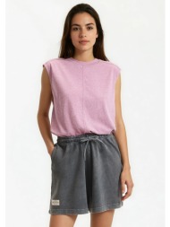 μπλούζα με στρογγυλή λαιμόκοψη