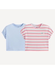 σετ 2 κοντών t-shirt με ...