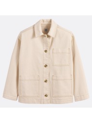 μακρύ τζιν σακάκι τύπου worker