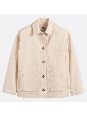 μακρύ τζιν σακάκι τύπου worker